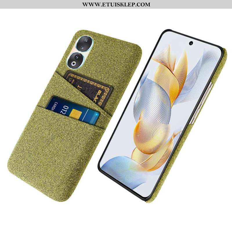 Etui do Honor 90 Materiałowe Etui Na Karty